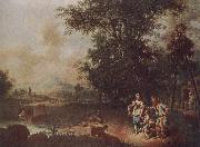 Johann Conrad Seekatz The Repudiation of Hagar oil painting